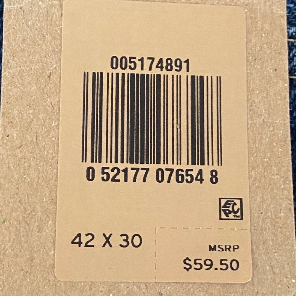 Levi’s men’s 517 Boot Cut Blue Denim Jeans 42 NWT - Picture 8 of 8
